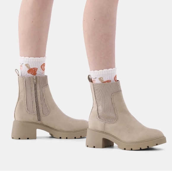 No Boundaries Knit Chelsea Ankle Boots Size 11 - Picture 2 of 6